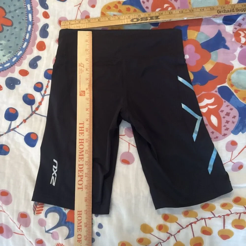 2XU Blue Ice X Compression Training Shorts Women's Small